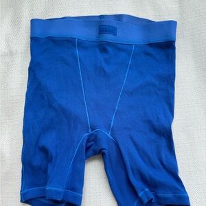 Skims limited edition royal blue shorts